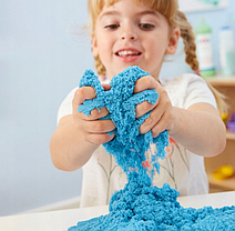 Кінетичний пісок набір з пісочницею і формочками 5 кг, фото 3