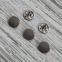 Шляпка Таблетка 10 мм Темний Нікель (100 шт/уп) Нержавіючі