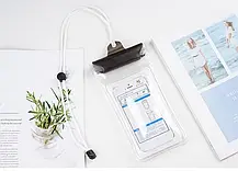 Водонепроникний чохол для смартфона та документів на кнопках зі шнуром, Водонепроникний чохол для мобільних, фото 4