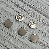 Шляпка Таблетка 10 мм Нікель (100 шт/уп) Нержавіючі