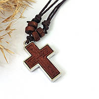 Освячений хрест натільний дерев'яний (Афон)