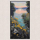 Алмазна мозаїка/вишивка Літні барви природи 40*80 см Орігамі OD 5171, фото 6