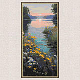 Алмазна мозаїка/вишивка Літні барви природи 40*80 см Орігамі OD 5171, фото 7