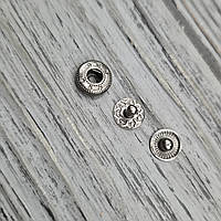 Низа для кнопки №655 (10 мм) Темний Нікель (500 шт/уп) Нержавіючі