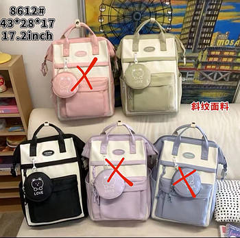 Рюкзак шкільний спортивний міський 43*28 см на блискавці з кишенями Bagfon