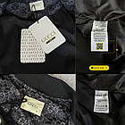 Бомбер Gucci сіро-чорний куртка молодіжна чоловіча гуччі демісезонна на підкладці куртка без капюшона, фото 7