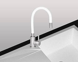 КУХОННИЙ ЗМІШУВАЧ ГНУЧКИЙ KAHER EDG 14 БІЛИЙ