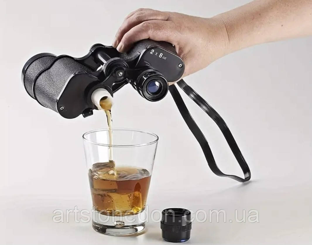 Бінокль-фляга з лійкою для напоїв ( подарунковий аксесуар), фото 1