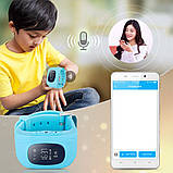 Дитячі розумні годинник Smart Watch GPS трекер Q50/G36 Light Blue, фото 7
