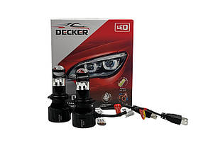 LED лампи з лінзою H7 Decker GL-02 5000K 9-32V 45W 8000lm