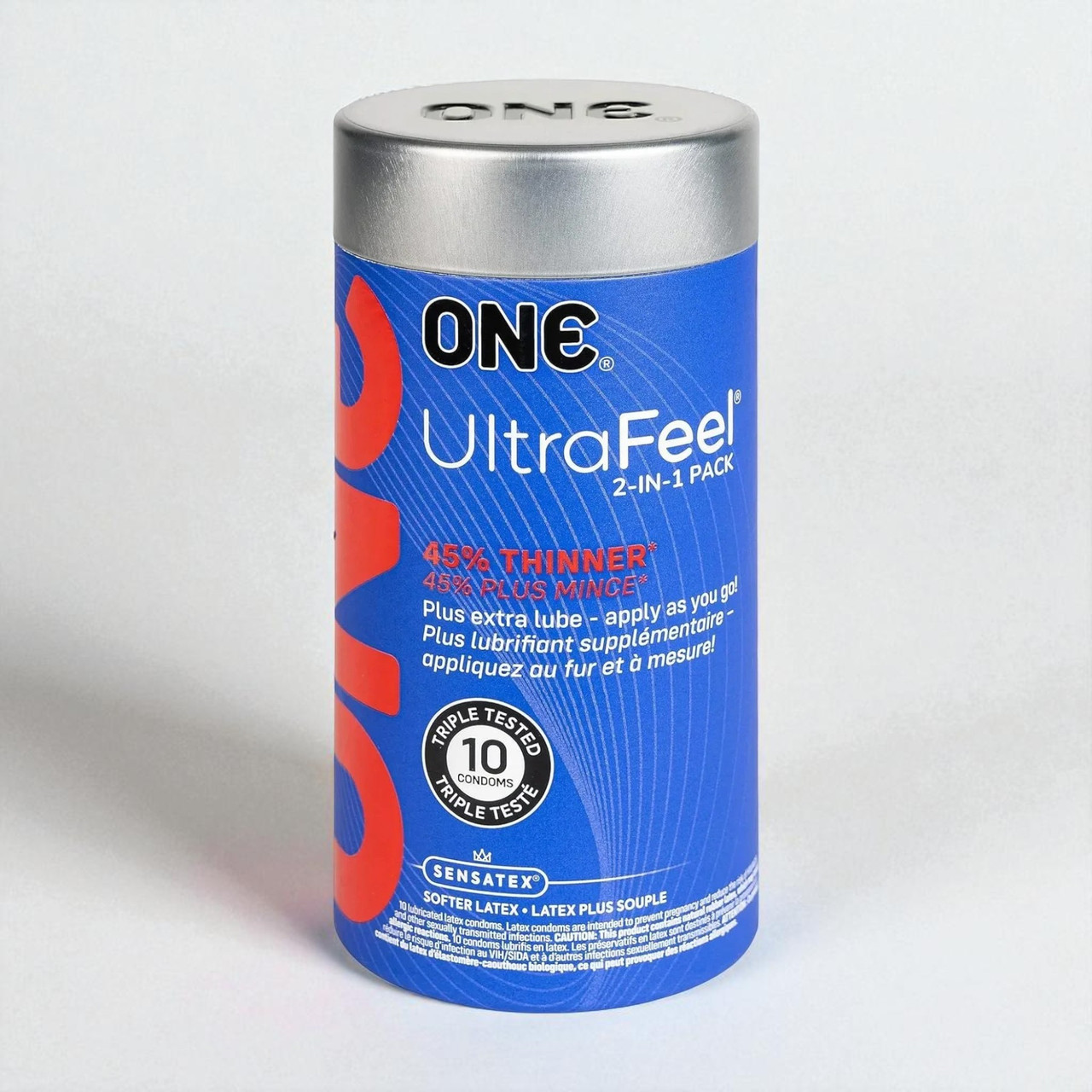 Презервативи One ULTRA Feel супер тонкі для комфортного сексу з додатковою змазкою 10 штук, фото 1