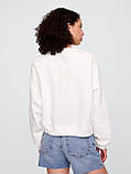 Світшот жіночий на флісі GAP з логотипом 1159846334 (Білий XXL), фото 2