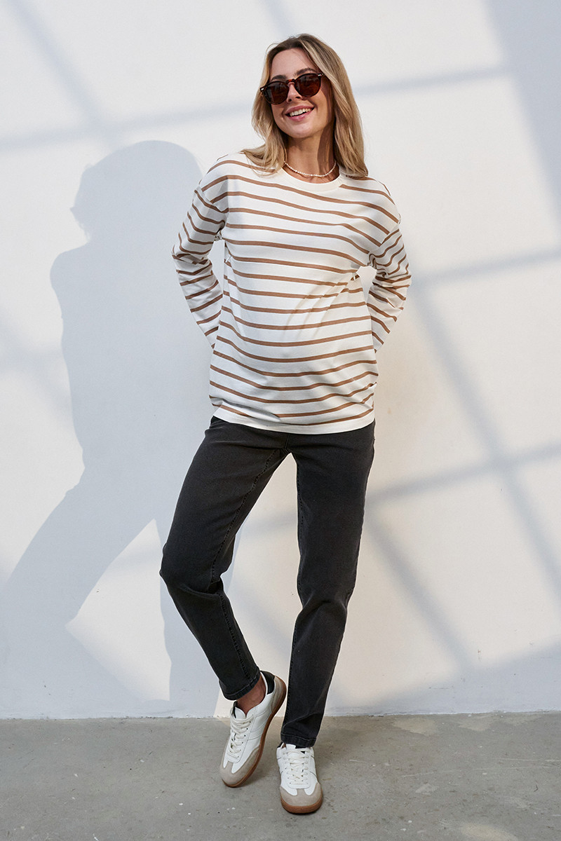 Джинси для вагітних Mom Fit для майбутніх мам S (44) Ivonne Essential Юла Мама чорно-сірий, фото 1