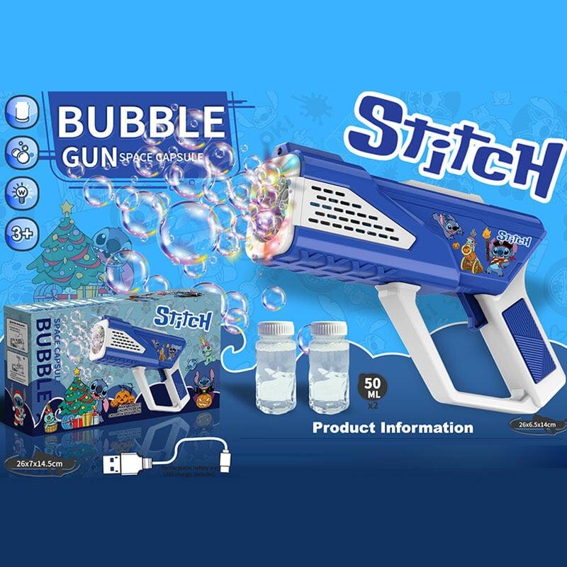 Пістолет з бульбашками Стіч  на аккумуляторі, фото 1