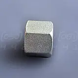 Заглушка муфтова нержавіюча DN10 (3/8") шестигранна, внутрішня різьба BSPP, н/ж сталь AISI304, Class 150, фото 10
