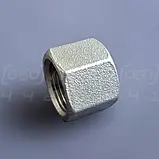 Заглушка муфтова нержавіюча DN10 (3/8") шестигранна, внутрішня різьба BSPP, н/ж сталь AISI304, Class 150, фото 9