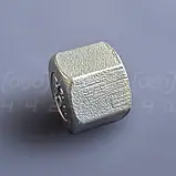 Заглушка муфтова нержавіюча DN10 (3/8") шестигранна, внутрішня різьба BSPP, н/ж сталь AISI304, Class 150, фото 4