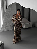 Жіночий костюм блуза та штани з розрізами, фото 7