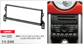 Рамка перехідна Carav 11-240 Mini Hatch 01-06, Cabrio 04-07 1DIN