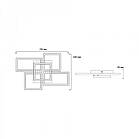 Світильник LED 95W 3000K-6000K Чорний 6050 Lm (710*490*95 mm) AL6495 URBAN Ardero, фото 2