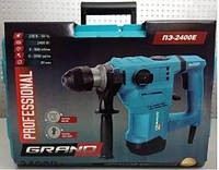 Бочковий перфоратор електричний Grand ПЕ-2400 Е для дому Професійні перфоратори hjk