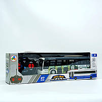 Троллейбус JC-043A 20 см — радіокерована модель з акумулятором, USB зарядкою, світлом, арт. JC-043A, фото 3