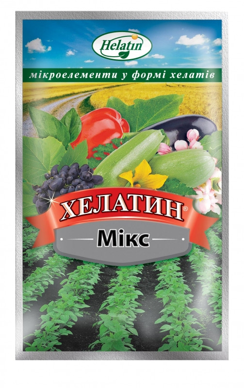 Комплексне мінеральне добриво Хелатин Мікс, 50 мл