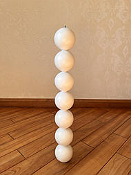 Меблеві ніжки і опори дерев'яні для столу кулі H.670 D.97 / Високі Кулі - 7