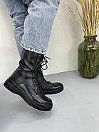 Черевики жіночі MeegoComfort F802626-BLACK чорні на шнурівці 36, фото 5