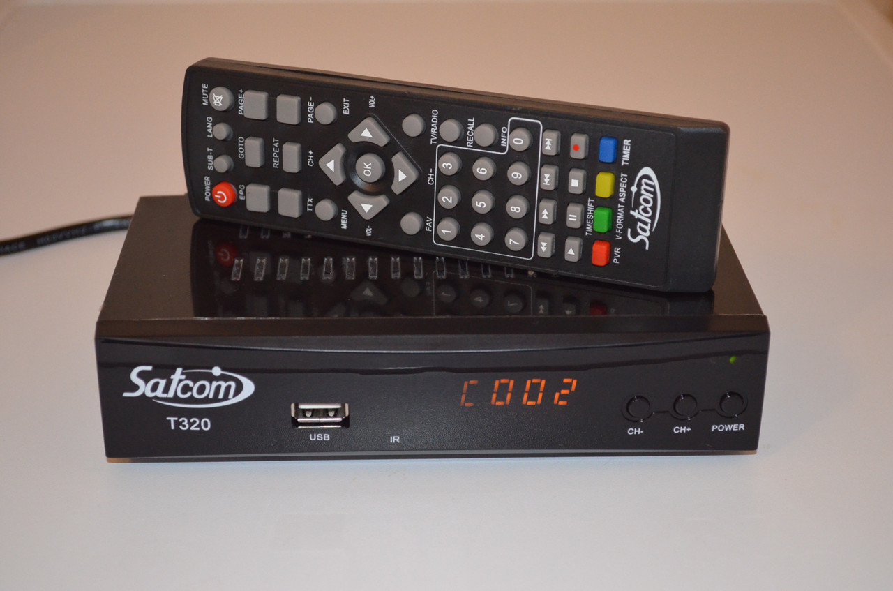  Satcom T320 HD - DVB-T2 Тюнер Т2