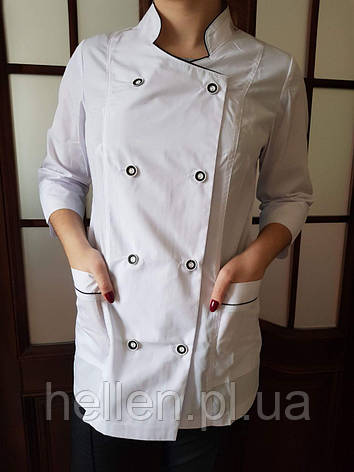 Жіночий поварський кітель, фото 1