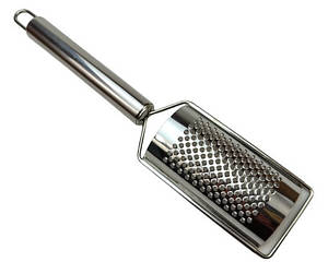 Терка для шоколаду, сиру, цитрусових і горіхів з нержавіючої сталі — кухонний гаджет для натирання і декору