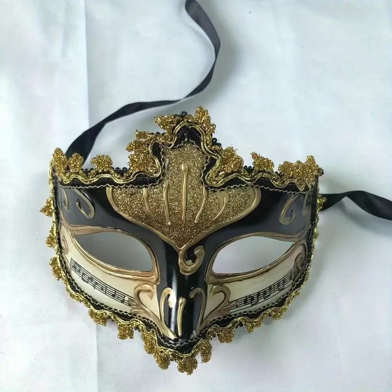 Гарна карнавальна маска для жінки у Венеціїському стилі., фото 1