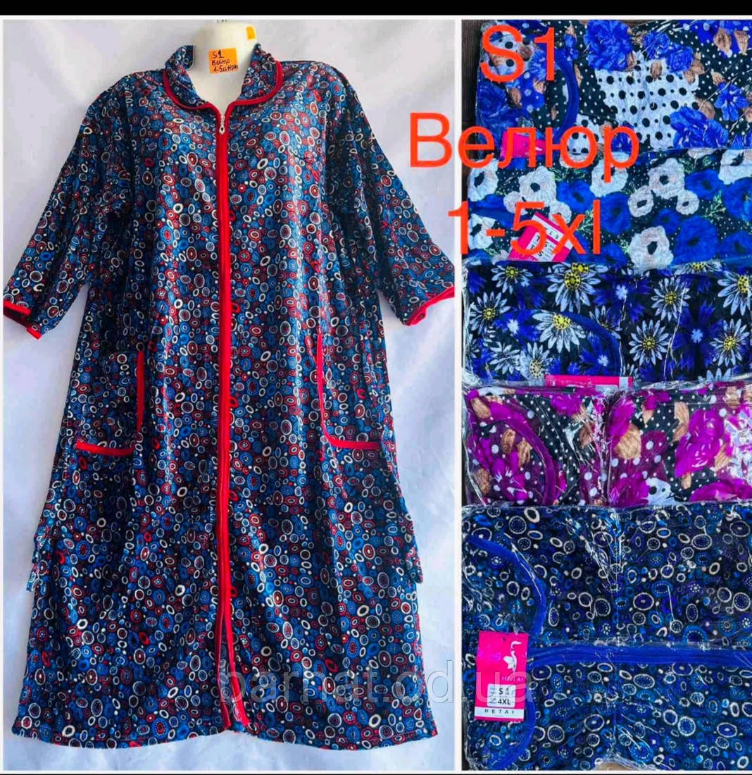 Жіночий халат оптом 48-58 новинка 2025, фото 1