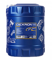 Трансмісійне масло Mannol 8206 DEXRON III PLUS AUTOMATIC 10л (АКПП, рідина ГУР, червоне)