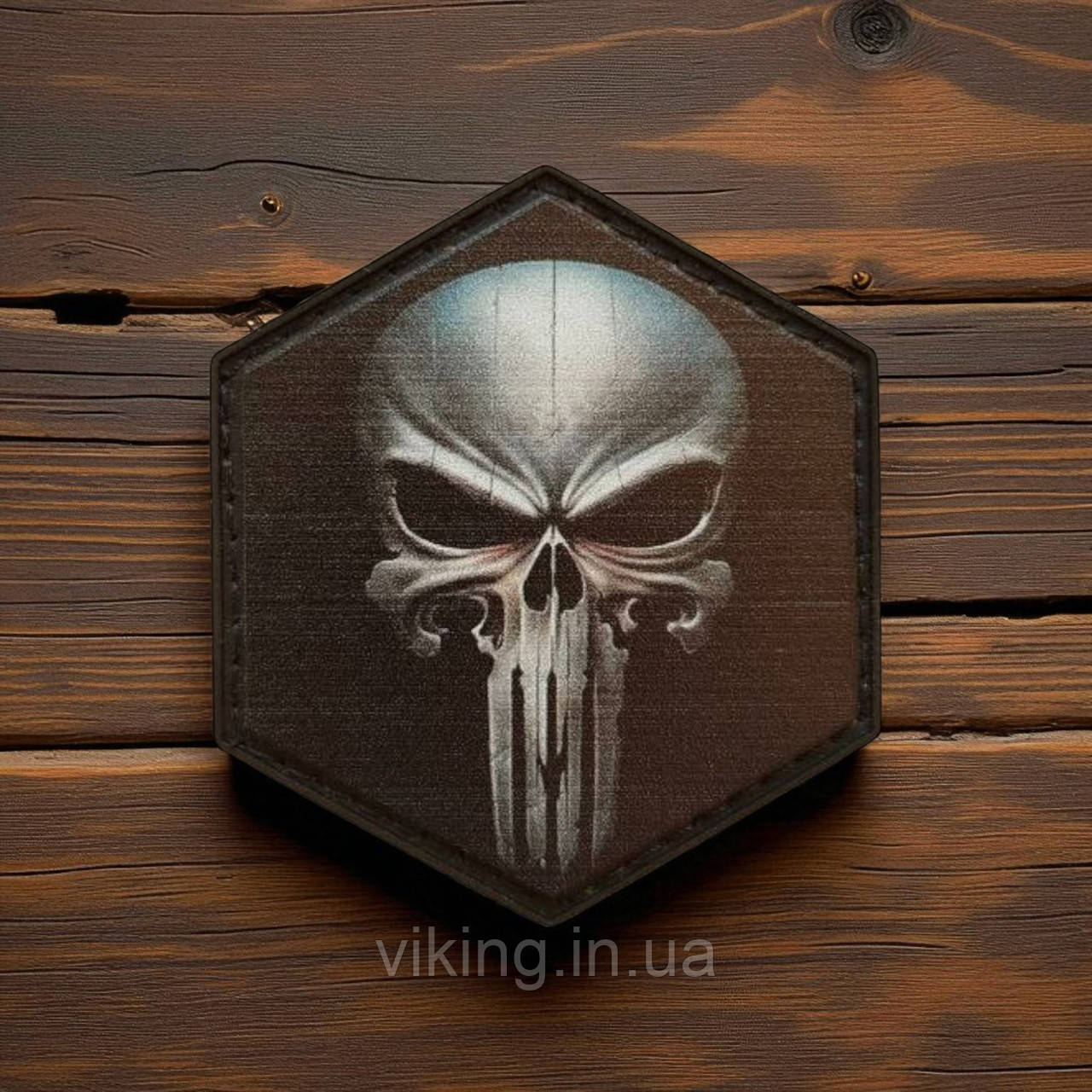 Патч / шеврон Череп черный, фото 1