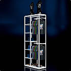 Стійка "PENELOPE ODISSEY" 2400х1080х480мм. Рейл вішало для одягу, стелаж поличний з вішалками та полицями, фото 5