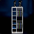 Стійка "PENELOPE ODISSEY" 2400х1080х480мм. Рейл вішало для одягу, стелаж поличний з вішалками та полицями, фото 4