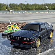 Дрифт машинка BMW Е30 на радіокеруванні 50 км/год чорна | Машинка для дрифту БМВ на радіоуправлінні | На пульті з гіроскопом, фото 4
