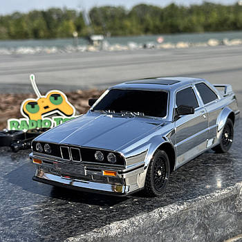 Дрифт машинка BMW Е30 на радіокеруванні 50 км/год Silver | Машинка для дрифту БМВ на радіоуправлінні | На пульті з гіроскопом