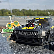 Дрифт машинка Dodge Charger на радіокеруванні 50 км/год жовта| Машинка для дрифту на радіоуправлінні | На пульті з гіроскопом, фото 4