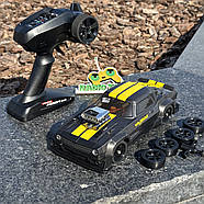 Дрифт машинка Dodge Charger на радіокеруванні 50 км/год жовта| Машинка для дрифту на радіоуправлінні | На пульті з гіроскопом, фото 3