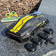 Дрифт машинка Dodge Charger на радіокеруванні 50 км/год жовта| Машинка для дрифту на радіоуправлінні | На пульті з гіроскопом, фото 6