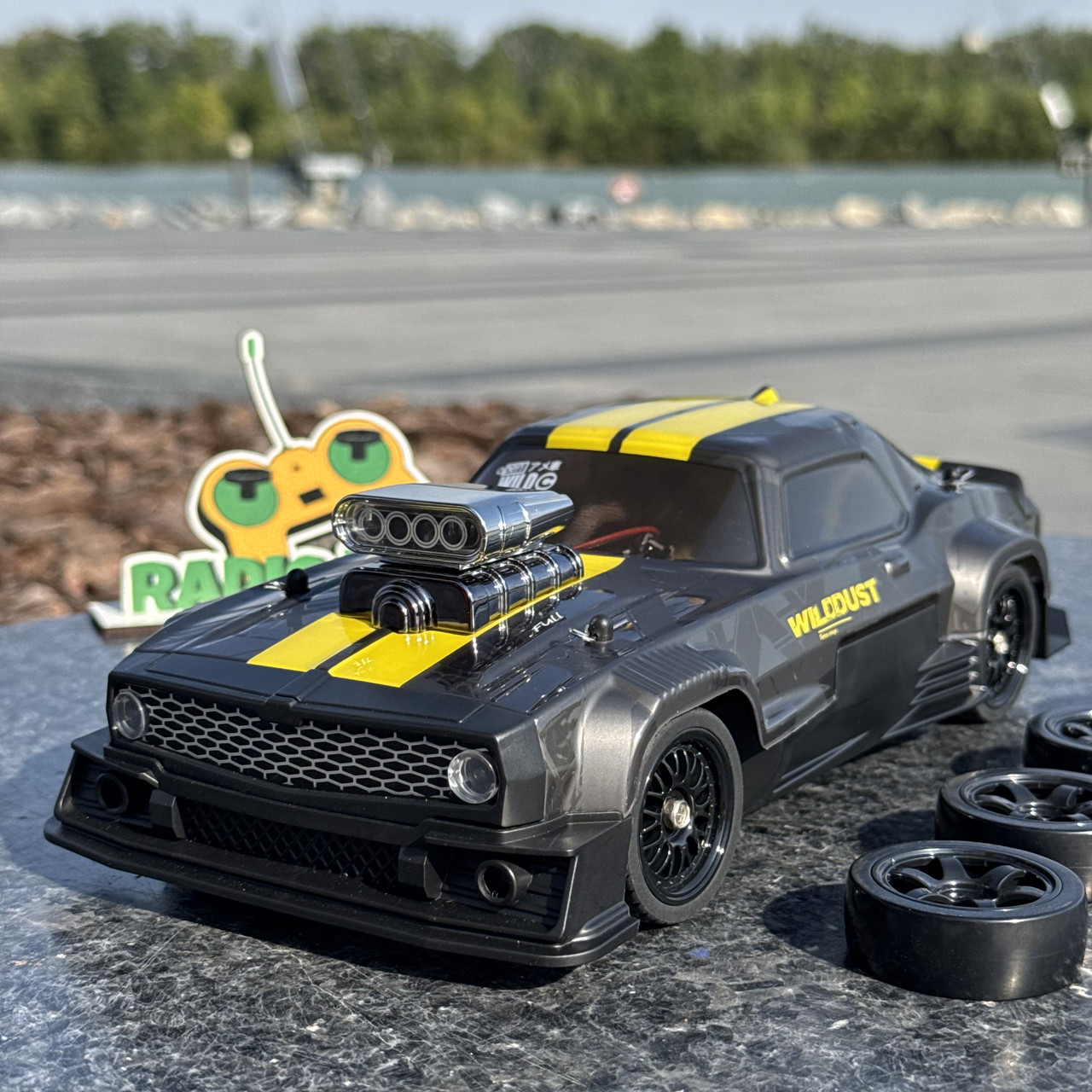 Дрифт машинка Dodge Charger на радіокеруванні 50 км/год жовта| Машинка для дрифту на радіоуправлінні | На пульті з гіроскопом, фото 1