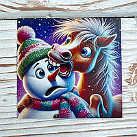 *100шт* / Бірка-листівка / 50х50мм / Друк 4-13 / УПС!