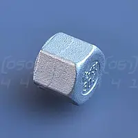 Заглушка муфтова нержавіюча DN15 (1/2") шестигранна, внутрішня різьба BSPP, н/ж сталь AISI304, Class 150