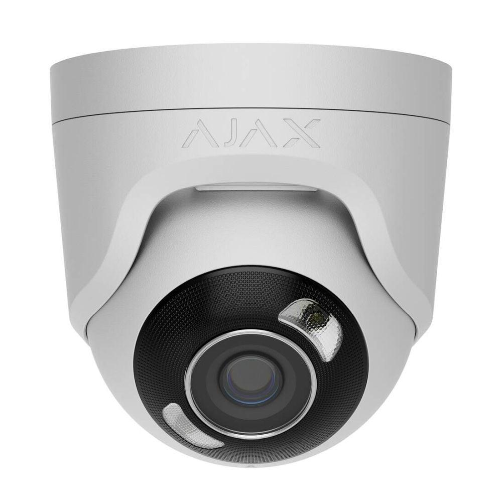IP-відеокамера 5Mp Ajax TurretCam HL (5 Mp/2.8 mm) White f=2.8mm, ІЧ+LED-підсвічування, з мікрофоном, фото 1