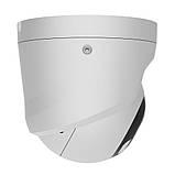 IP-відеокамера 5Mp Ajax TurretCam HL (5 Mp/2.8 mm) White f=2.8mm, ІЧ+LED-підсвічування, з мікрофоном, фото 4