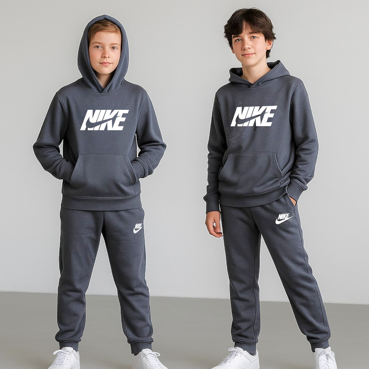 Спортивний Костюм на хлопчика 146-164 см 003639 Сірий