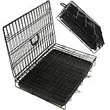 Клітка для собак металева AML L (91Х57Х64), фото 2